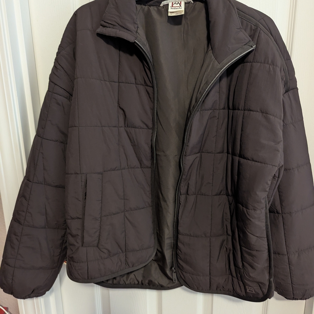 Avalanche Women's Dark Brown Quilted Puffer Jacket - Picture 4 of 6